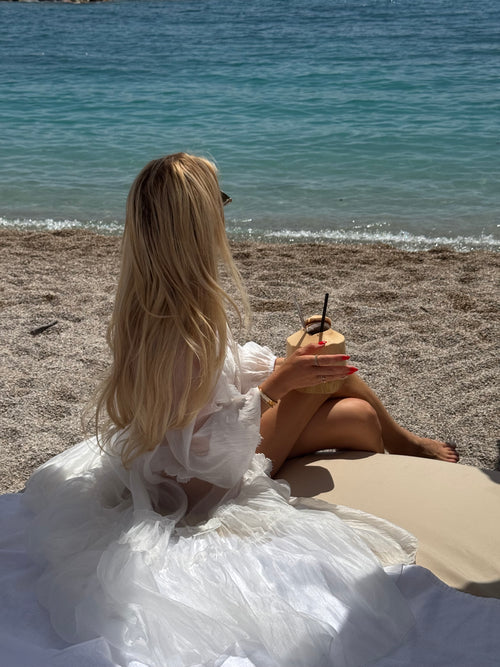 Beach dress eze pearl