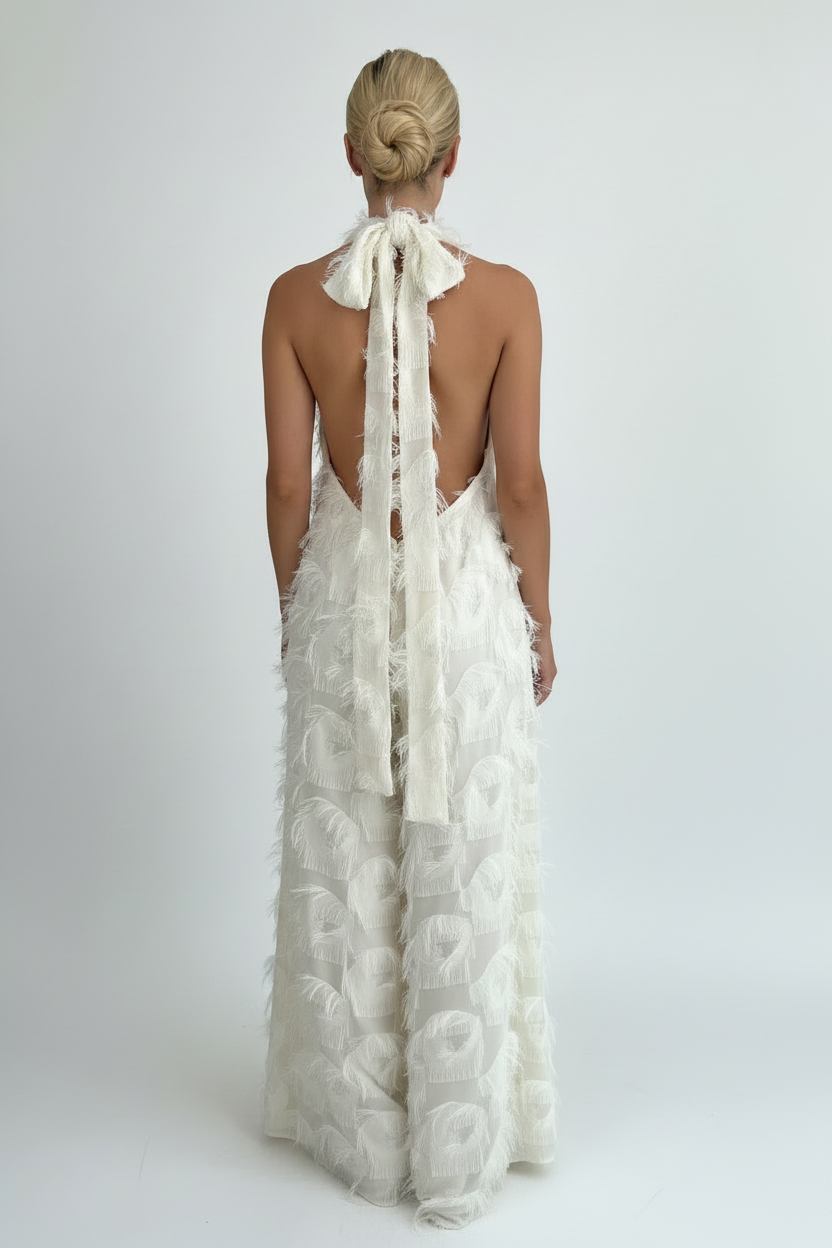 Bodenlanger Jumpsuit Siena – Ivory Gala Edition exklusiv(Bald wieder verfügbar)