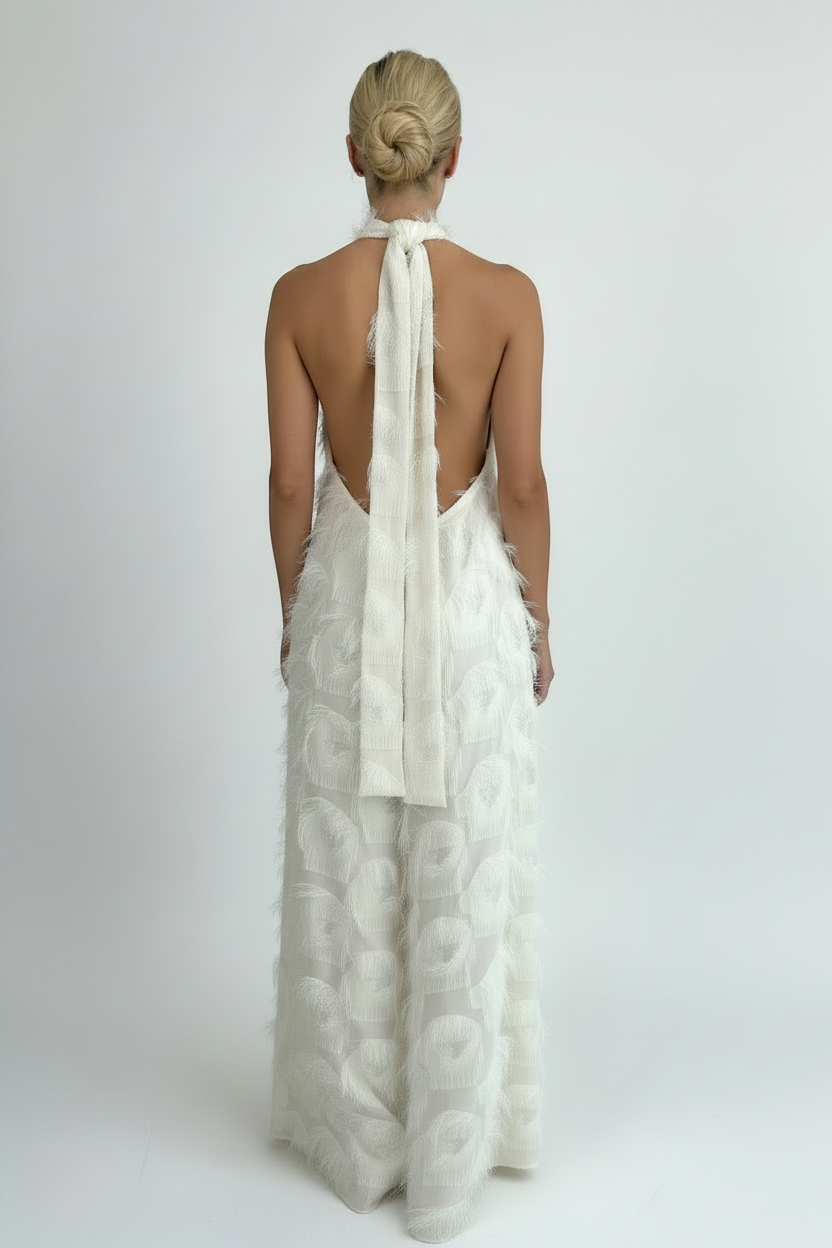 Bodenlanger Jumpsuit Siena – Ivory Gala Edition exklusiv(Bald wieder verfügbar)