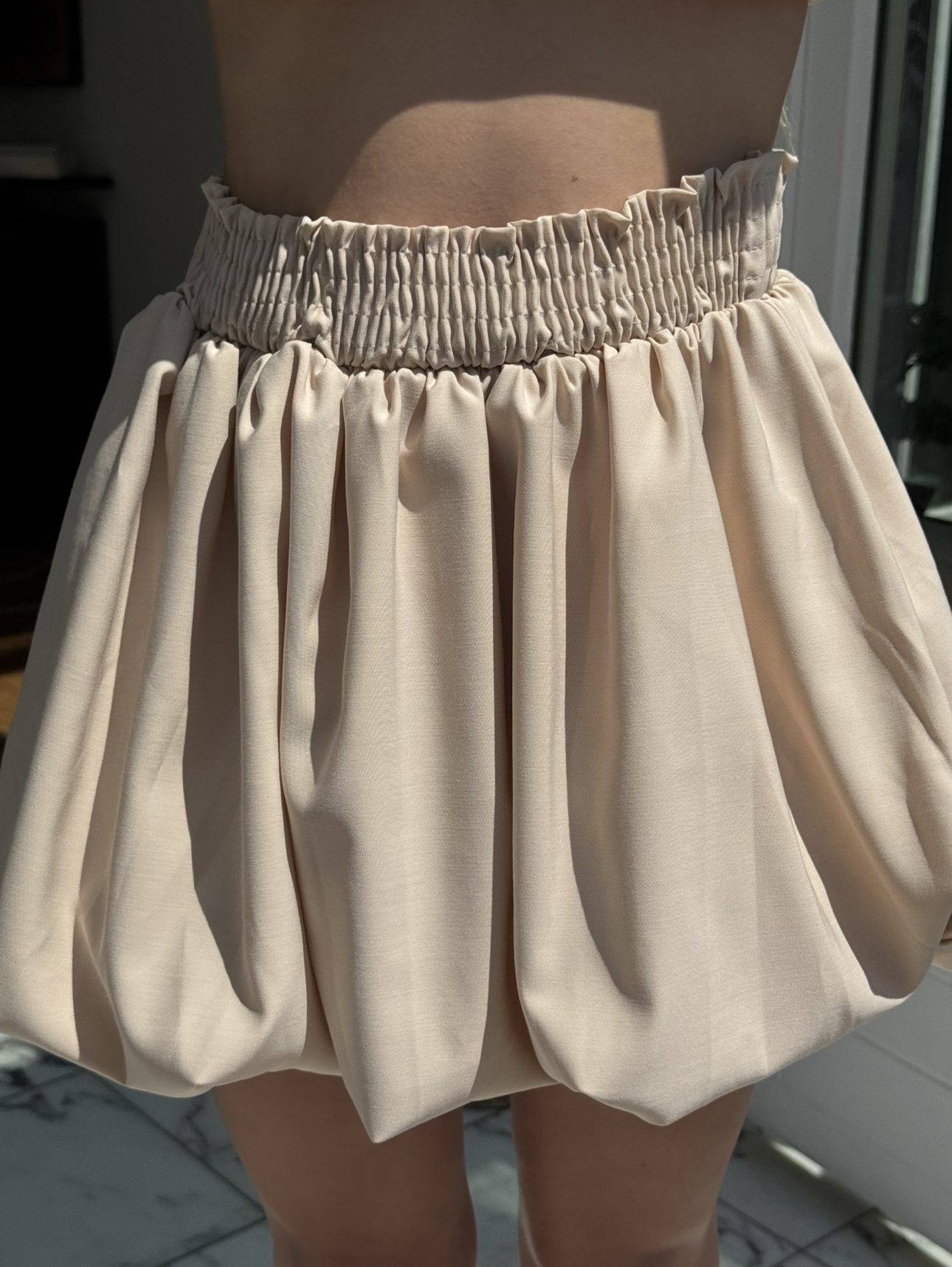 Chérie skirt ballon nude