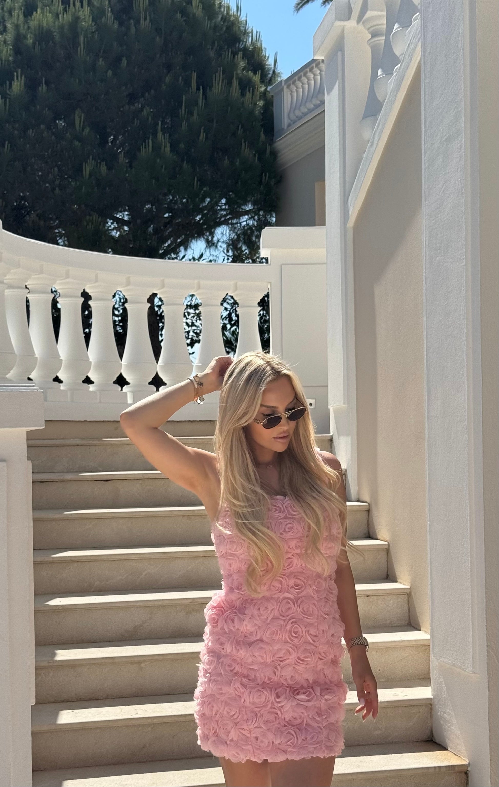 Rose pop dress