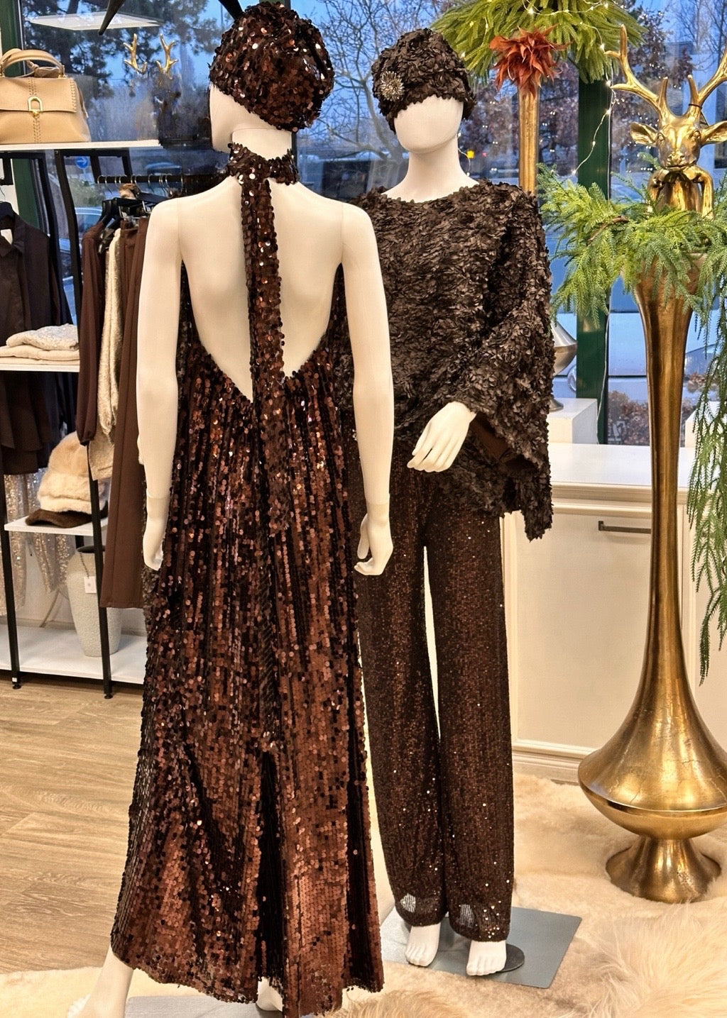 Pailletten-Jumpsuit „Midnight Glow“