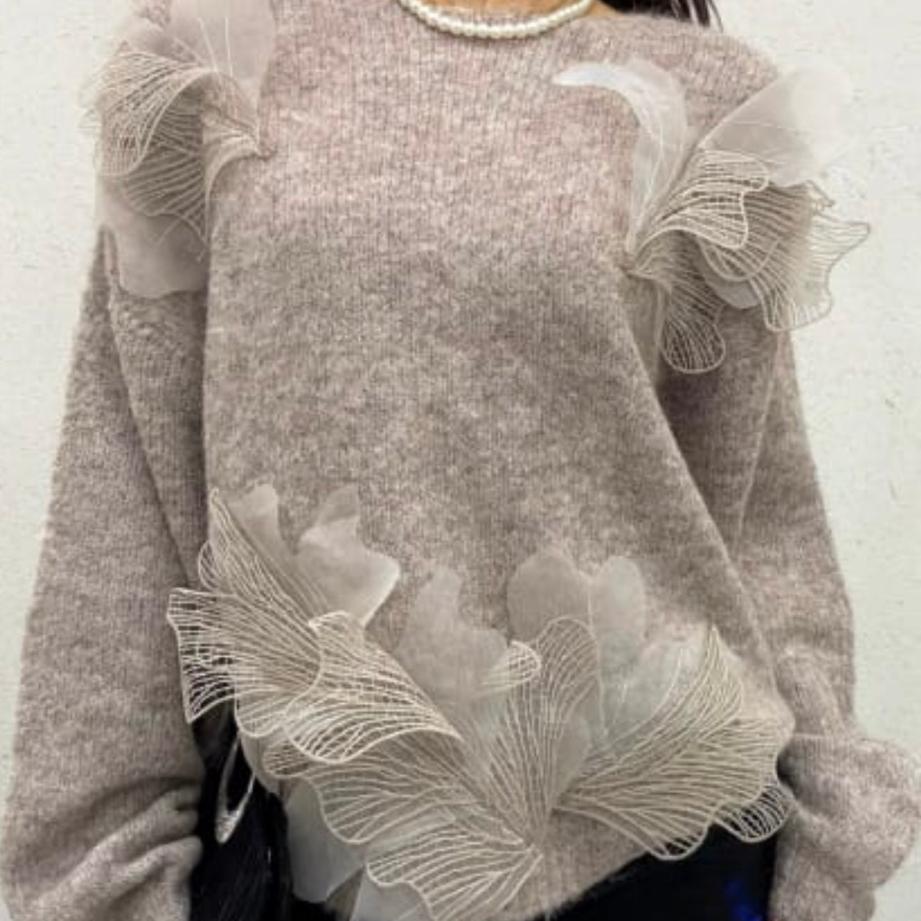 Fleur d’Organza“Pullover